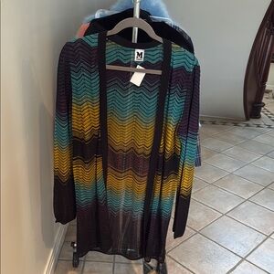 Multicolor Chevron Women's Sweater